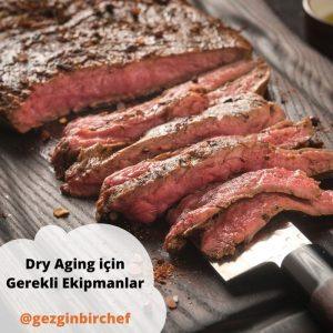 Dry aging için kullanılan paslanmaz çelik raflı kontrollü soğutucu dolabı