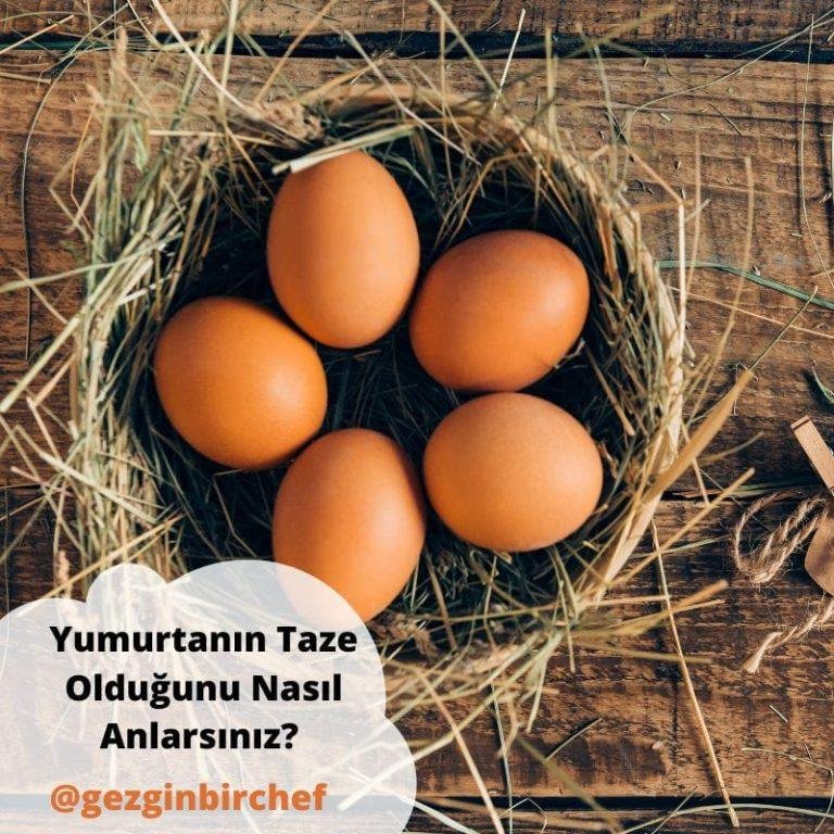 Yumurtanın Taze Olduğunu Nasıl Anlarsınız? & Yumurtanın Tazeliğini Kontrol Edin