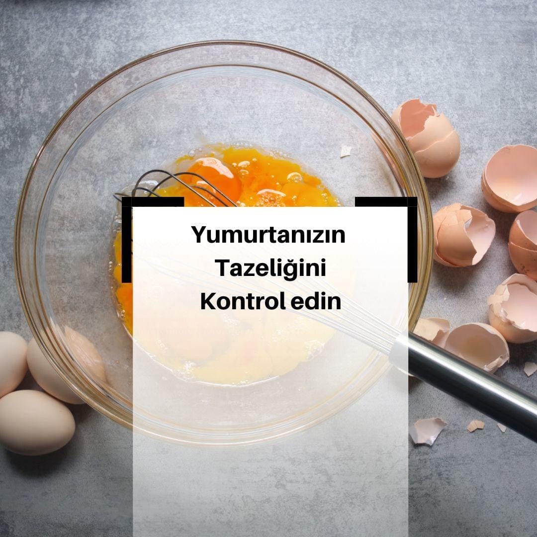 Yumurtanın Taze Olduğunu Nasıl Anlarsınız? & Yumurtanın Tazeliğini Kontrol Edin