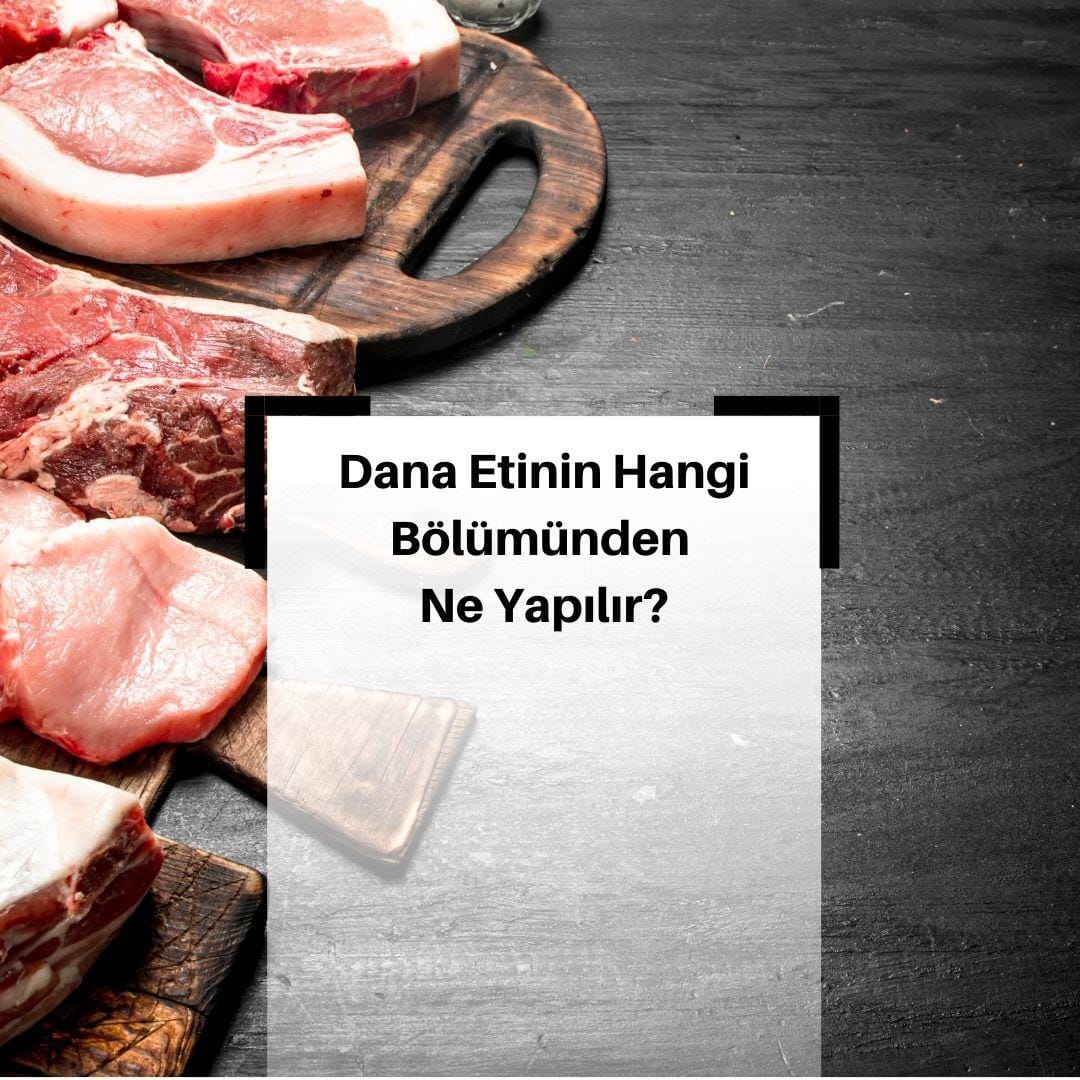 Dana Etinin Bölümleri Nelerdir? Dana Etinin Neresinde Ne Yapılır? Hangi etten kıyma olur? Hangi et ızgara olur? Hangi et fırınlanır ?