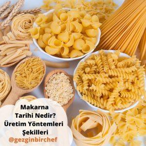 Farklı şekillerde kuru makarnalar ve durum buğdayı irmiği bir arada