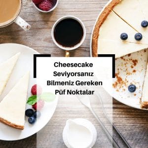Cheesecake yapmanın son adımını gösteren, bisküvi tabanlı, üzeri meyveli klasik dilimlenmiş tatlı.
