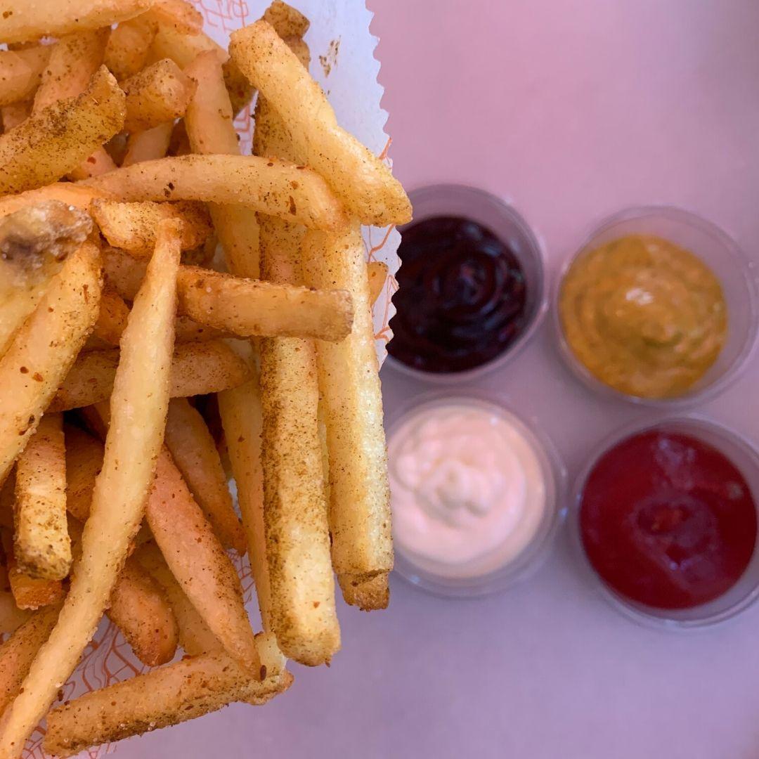 Zula Hamburger'in baharatlı patates kızartması