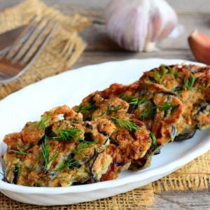 Patlıcan mücveri: haşlanmış patlıcanlı, peynirli kızarmış mücver