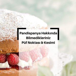 İkiye kesilmiş, hafif ve süngerimsi sarı pandispanya kek