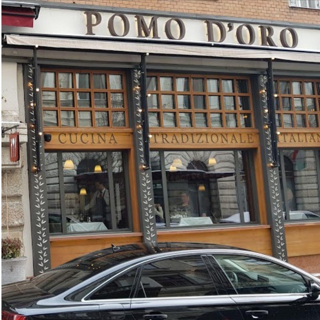 Budapeşte'de Ne Yenir? Trattoria Pomo D'Oro Rehberi Trattoria Pomo D'Oro dış cephe, Arany János utca Budapeşte