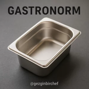 GN kap, GN tepsi, Gastronorm standardı, GN boyut
