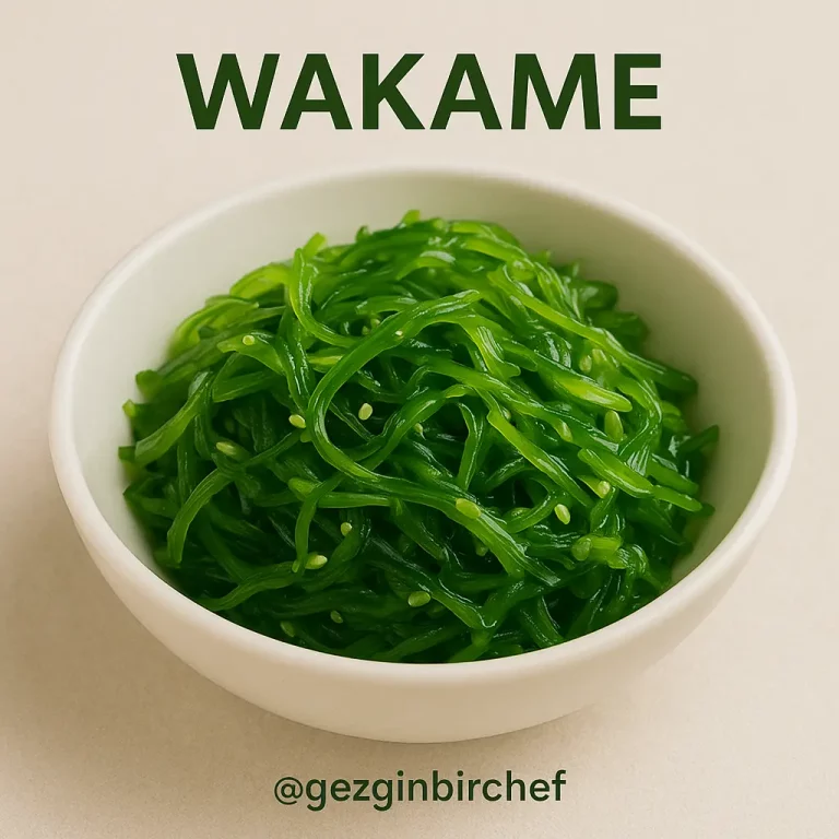 Goma wakame, wakame salad, wakame yosunu, deniz marulu (bazı halk tariflerinde karıştırılabilir)