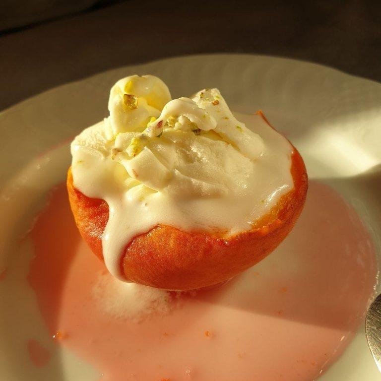 Dondurmalı Şeftali Tarifi & Dondurmalı Şeftali Nasıl Yapılır?