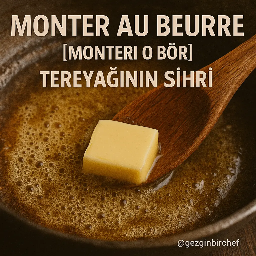 Bağlayıcılar (Thickeners, Liasions) - 9 Farklı Bağlayıcı Metodu Monter au Beurre (Monteri O Bör): Tereyağının Sihri