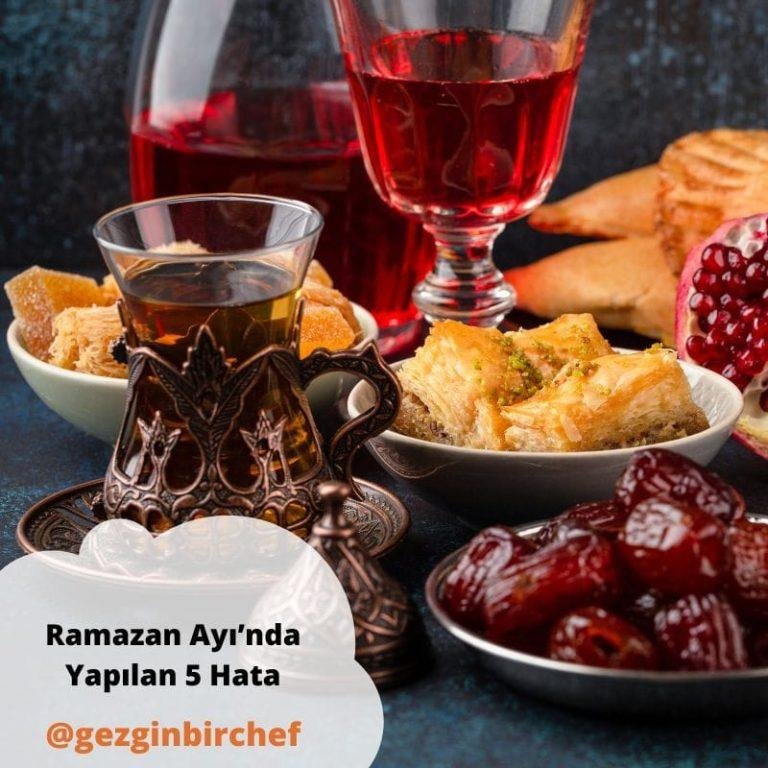 Ramazan Ayı’nda Yapılan 5 Hata Ramazan Ayı’nda Yapılan 5 Hata