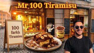 Mr. 100 Tiramisu Roma: mum ışıklı masada tiramisu ve şarap, Via dei Sediari dar sokağı Piazza Navona yakını
