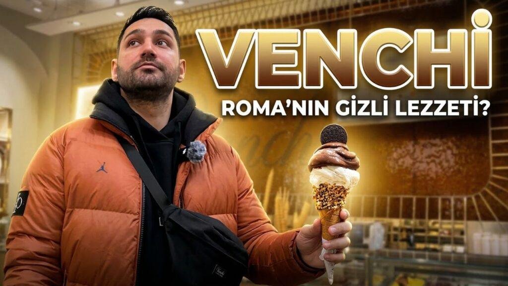Roma'nın En İyi Gelatosu: Venchi'de Fıstıklı Dondurma & Çikolata Testi!