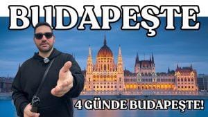 Budapeşte'de Tuna Nehri'nin iki yakası ve köprüler