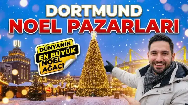 Rehber kapağı: Dortmund Gezilecek Yerler 2026: Noel Pazarı, Dev Noel Ağacı ve Nasıl Gidilir