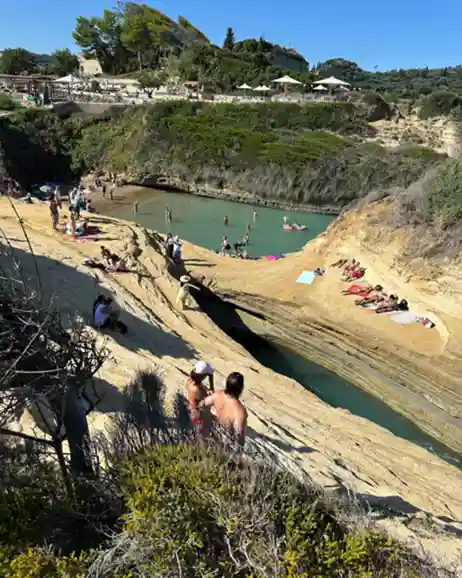 Korfu Adası VLOG ve Gezi Rehberi Canal d'Amour Doğal Havuz