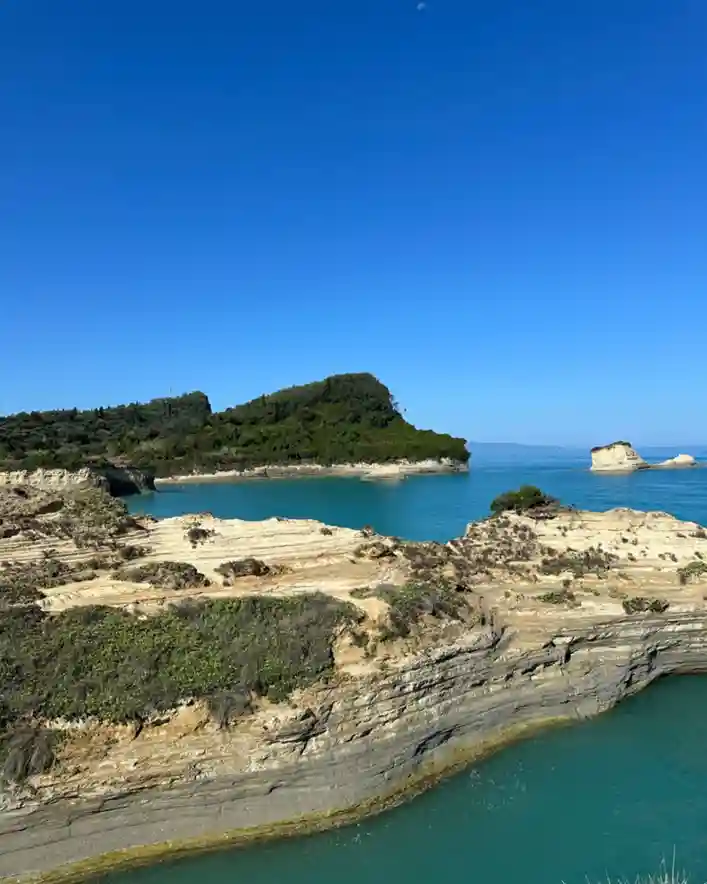 Korfu Adası VLOG ve Gezi Rehberi Cape Drastis Deniz Manzarası