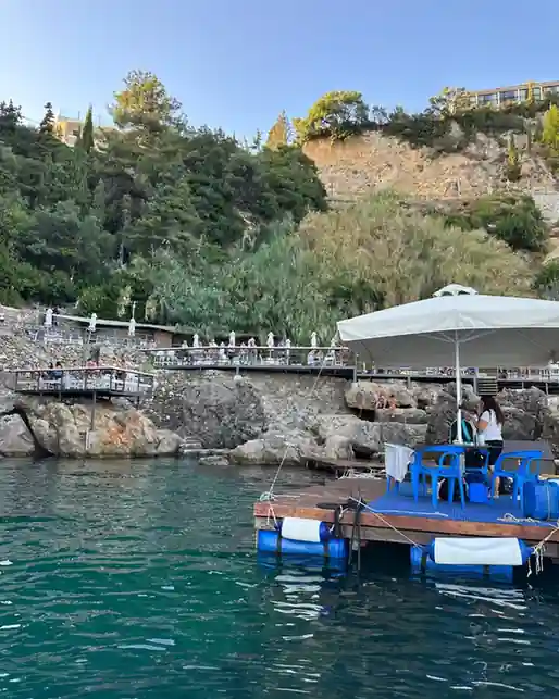 Korfu Adası VLOG ve Gezi Rehberi Deniz Kenarı Restoranı