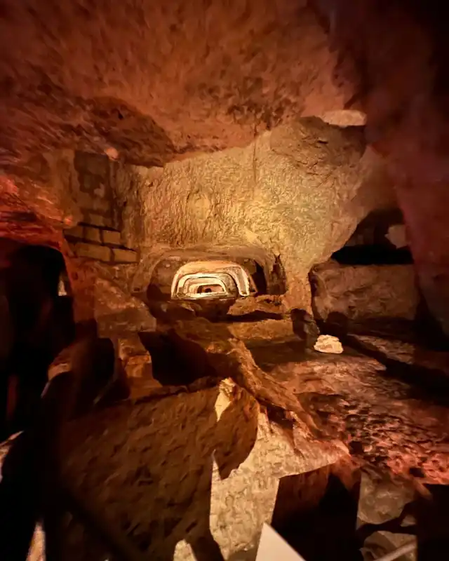 Malta Rabat St. Paul Katakombları yeraltı geçitleri