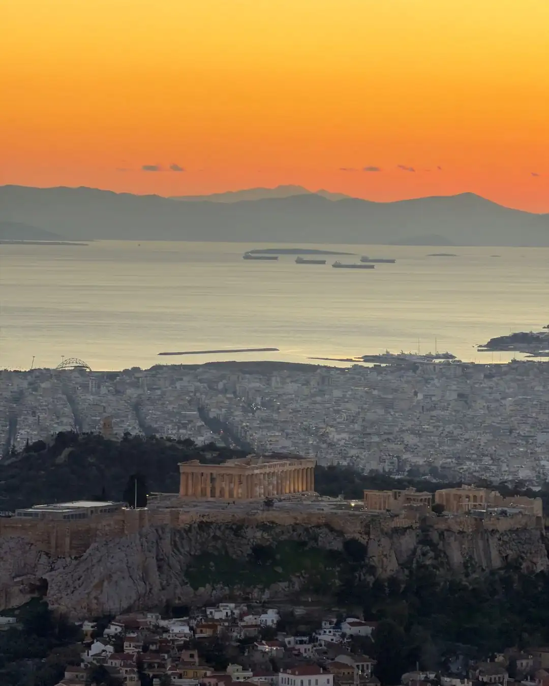 Akropolis Gün Batımı Manzara Noktası