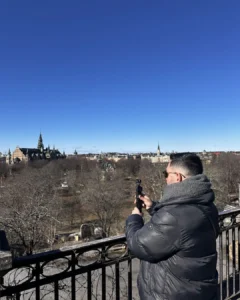 Stockholm Södermalm seyir noktasından şehir manzarası