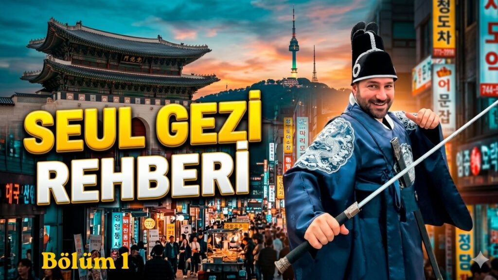 Seul Gezi Rehberi - Gyeongbokgung Sarayı ve hanbok giymiş ziyaretçiler, Güney Kore