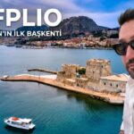 Nafplio gezi rehberi: limanın ortasındaki Bourtzi Venedik kalesi