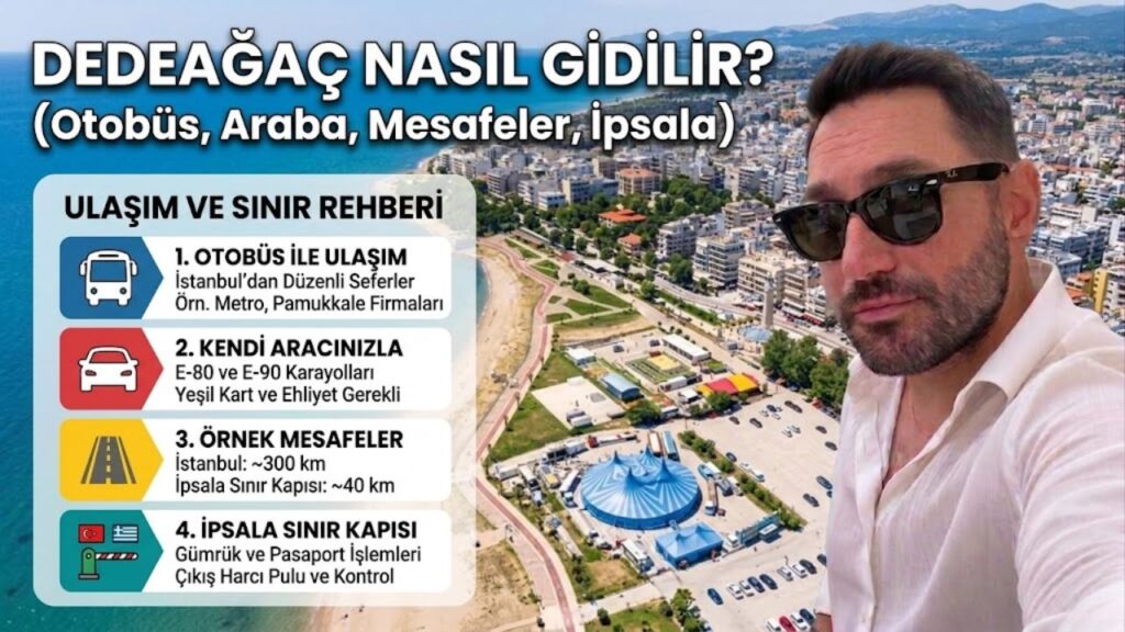 Dedeağaç Nasıl Gidilir? Otobüs, Araba, Mesafeler ve İpsala Sınır Kapısı (2026)