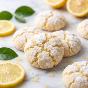 Limonlu Kurabiye Tarifi (Çatlak / Crinkle Kurabiye)