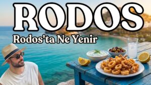 Rodos'ta ne yenir: taverna sofrasında kalamar ve Yunan mezeleri