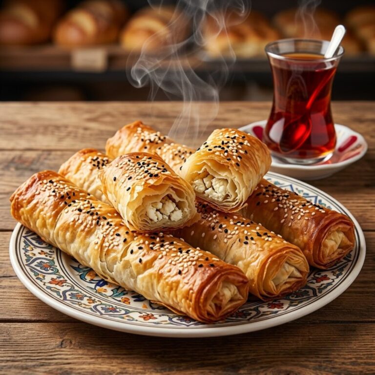 Sarıyer Böreği Tarifi: Baklavalık Yufkadan Çıtır