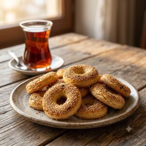 Susamlı Tuzlu Kurabiye Tarifi (Çıtır Çıtır, Çay Yanına)