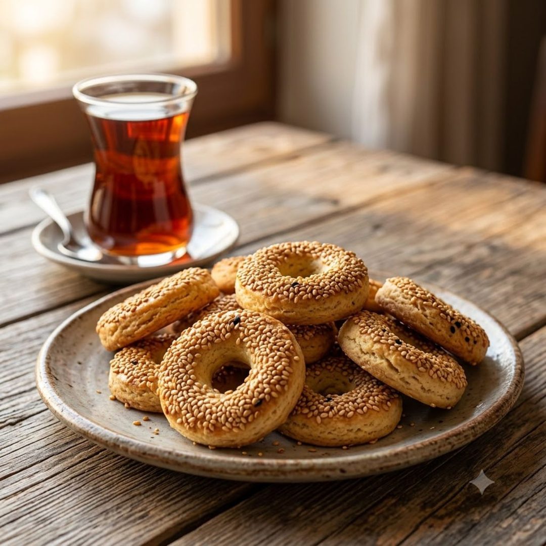 Susamlı Tuzlu Kurabiye Tarifi (Çıtır Çıtır, Çay Yanına)