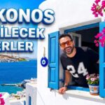 Kato Mili yel değirmenleri ve açık mavi gökyüzü, Mykonos gezilecek yerler rehberinin kapak görseli