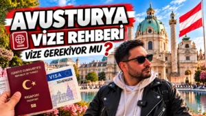 Avusturya vize rehberi: Türk pasaportu ve Schengen vizesiyle Viyana Karlskirche önünde