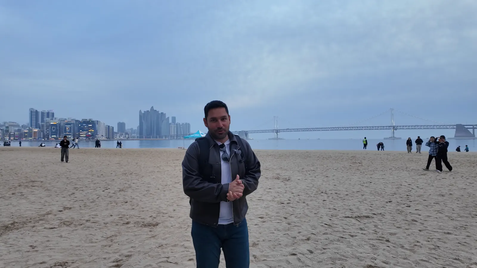 Gwangalli Plajı ve Gwangan Köprüsü, Busan