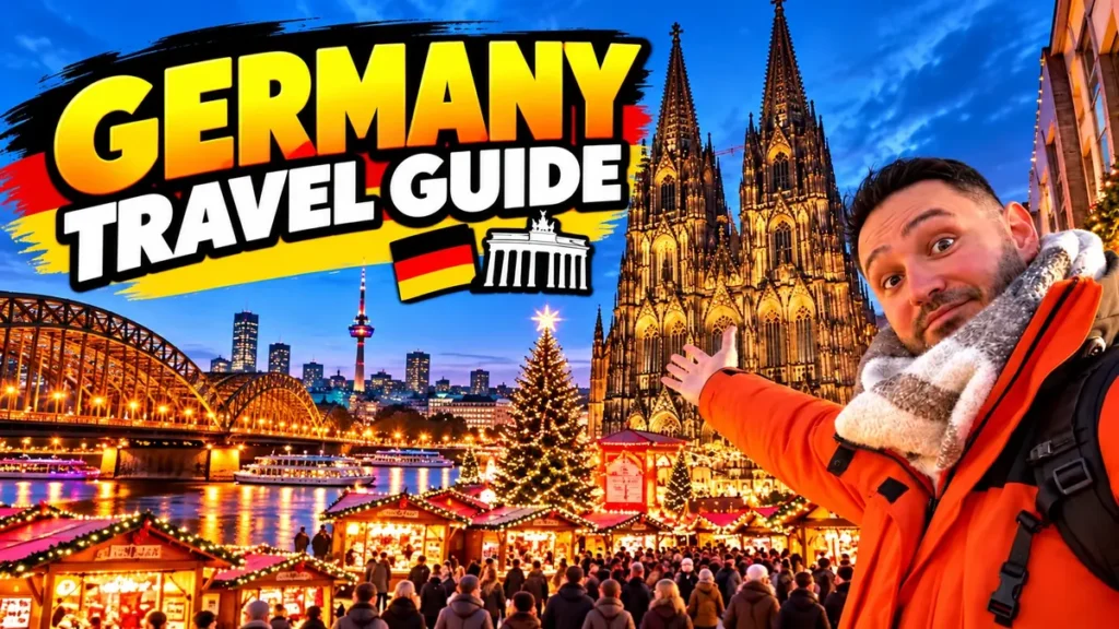 Germany travel guide: Cologne Cathedral, the Hohenzollern Bridge, the Rhine and a Christmas market