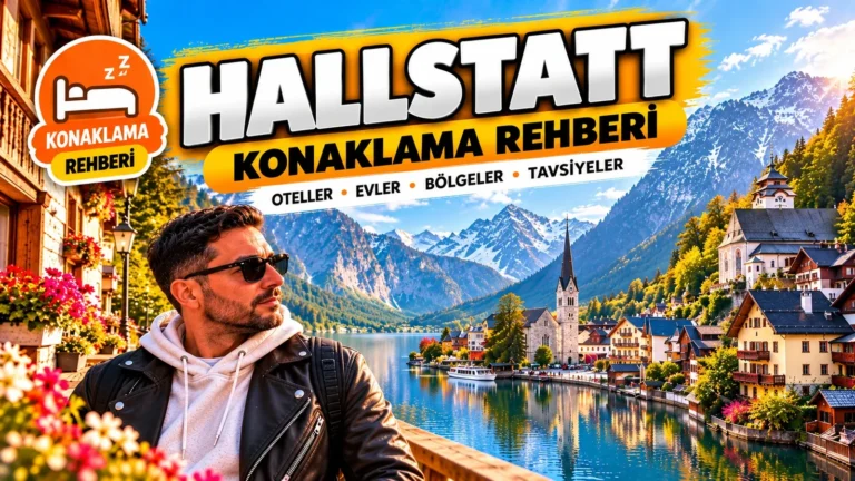 Hallstatt'ta nerede kalınır: göl kıyısındaki köy ve kilise manzarasıyla Hallstatt konaklama rehberi kapağı