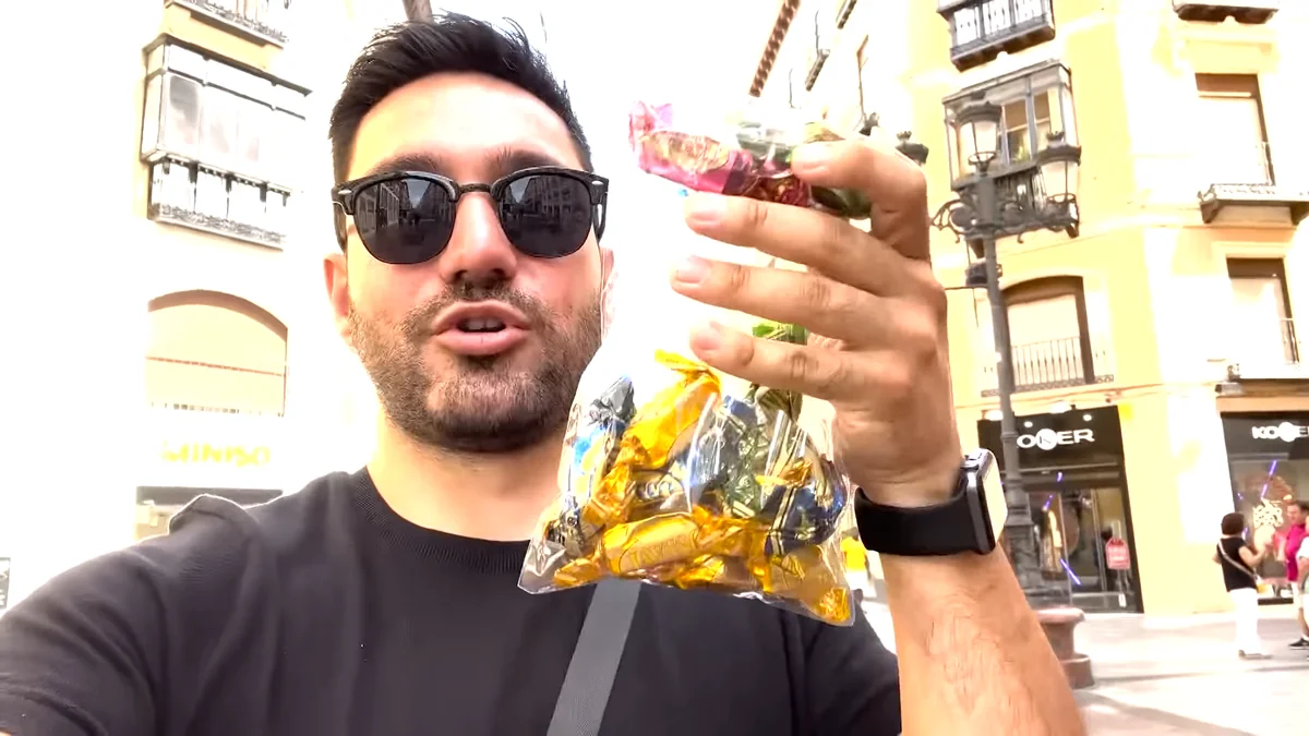 Zaragoza'da aldığımız Frutas de Aragón şekeri