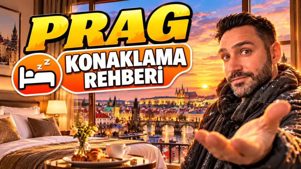 Prag'da nerede kalınır: Karlův Köprüsü ve Prag Kalesi manzaralı otel odası, Halil Şımır