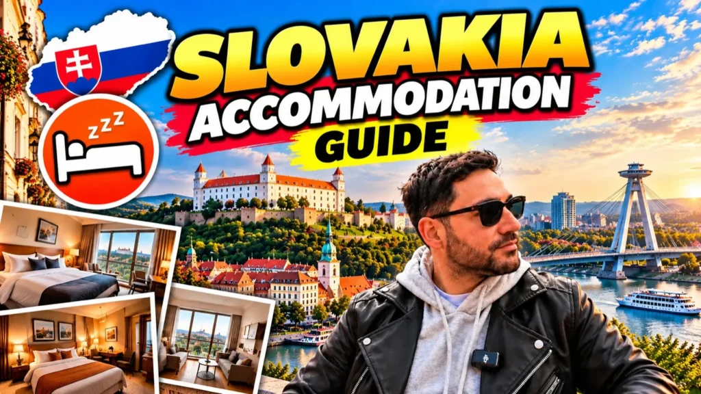 Slovakia accommodation guide: Bratislava Castle, the Danube and the SNP Bridge with Halil Şımır