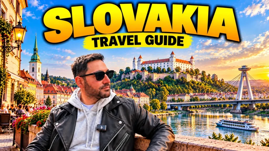 Slovakia travel guide: Bratislava Castle, the Old Town, the UFO Bridge and the Danube, with Halil Şımır