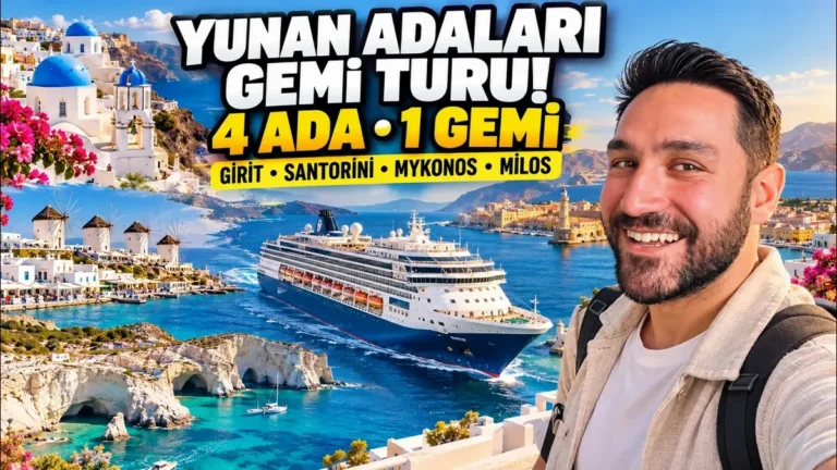 Yunan adaları gemi turu: Celestyal Journey ile Girit, Santorini, Mykonos ve Milos