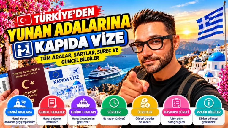 Yunan adalarına kapıda vize: feribotla 12 adaya 7 günlük vize